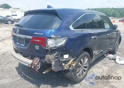 2015 Acura Mdx Technology Pkg W/Entertainment Pkg from USA, damaged, VIN 5FRYD3H68FB008812